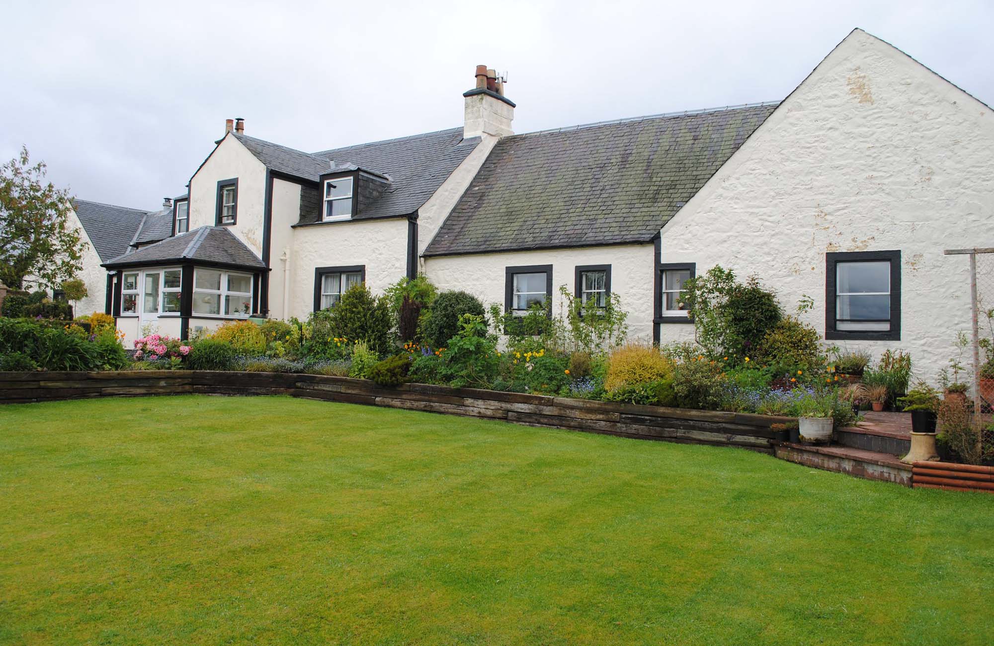 Close up view of Lochfield Farm Cottage